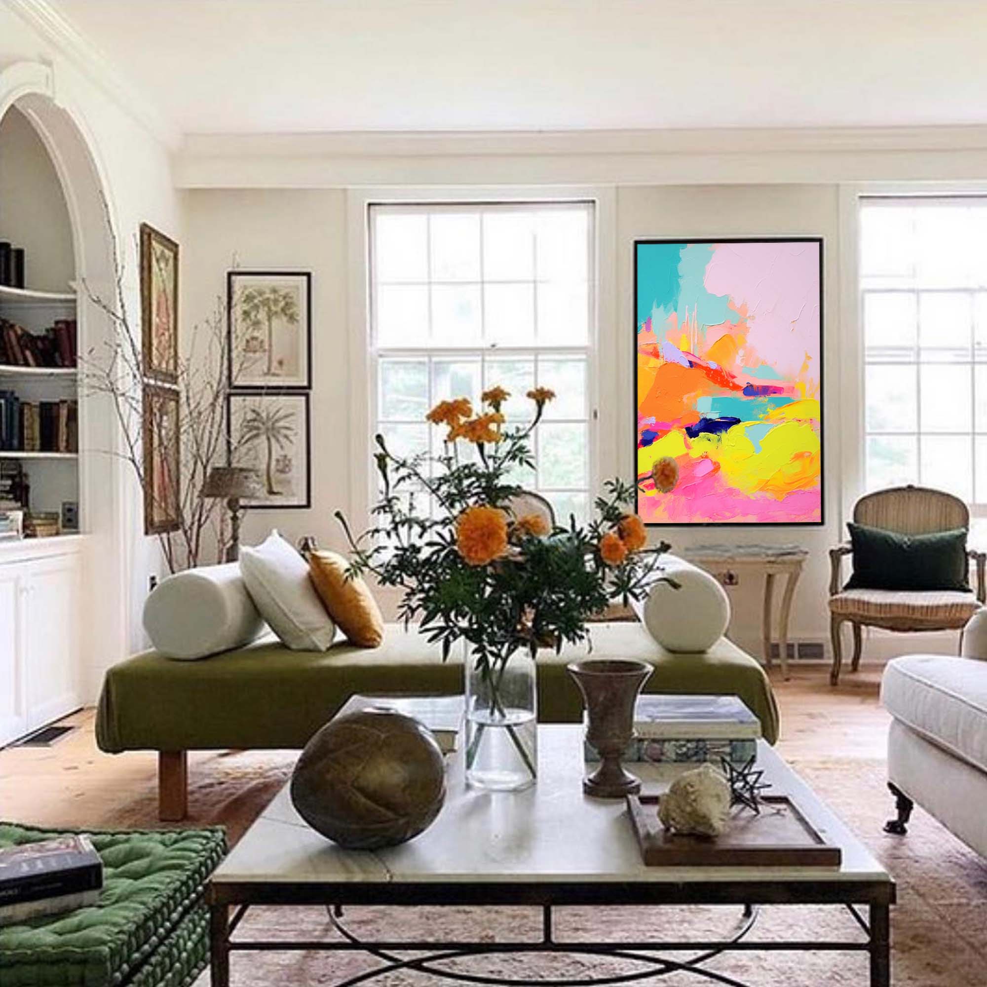 Wall Art Abstract Playful Energetic