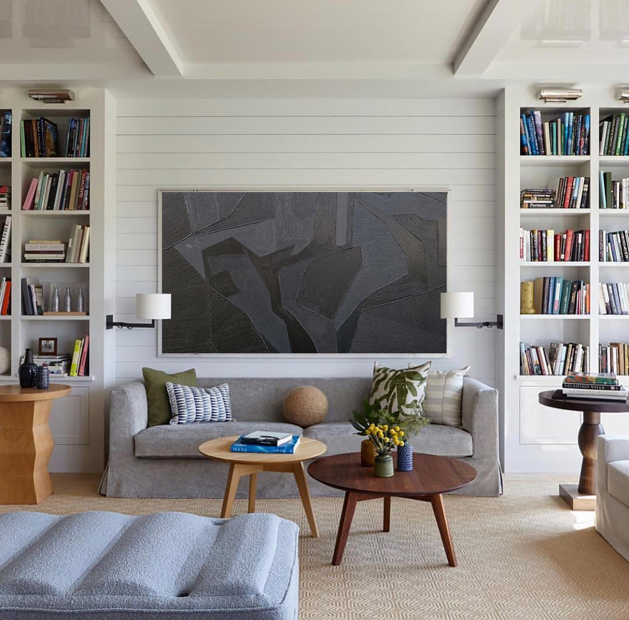 Black Abstract Painting