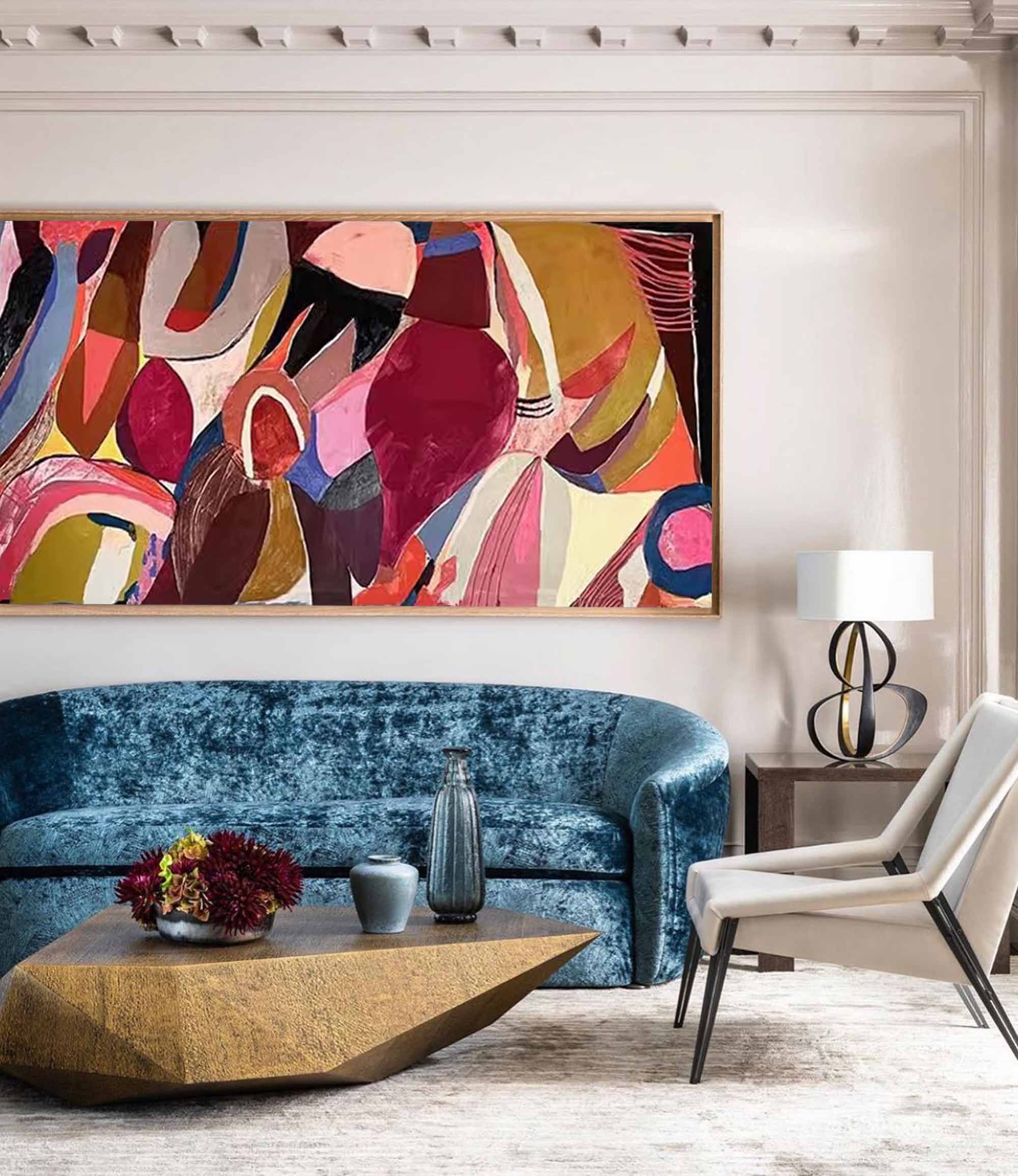 Abstract Canvas Art AB061 - Neutralighting