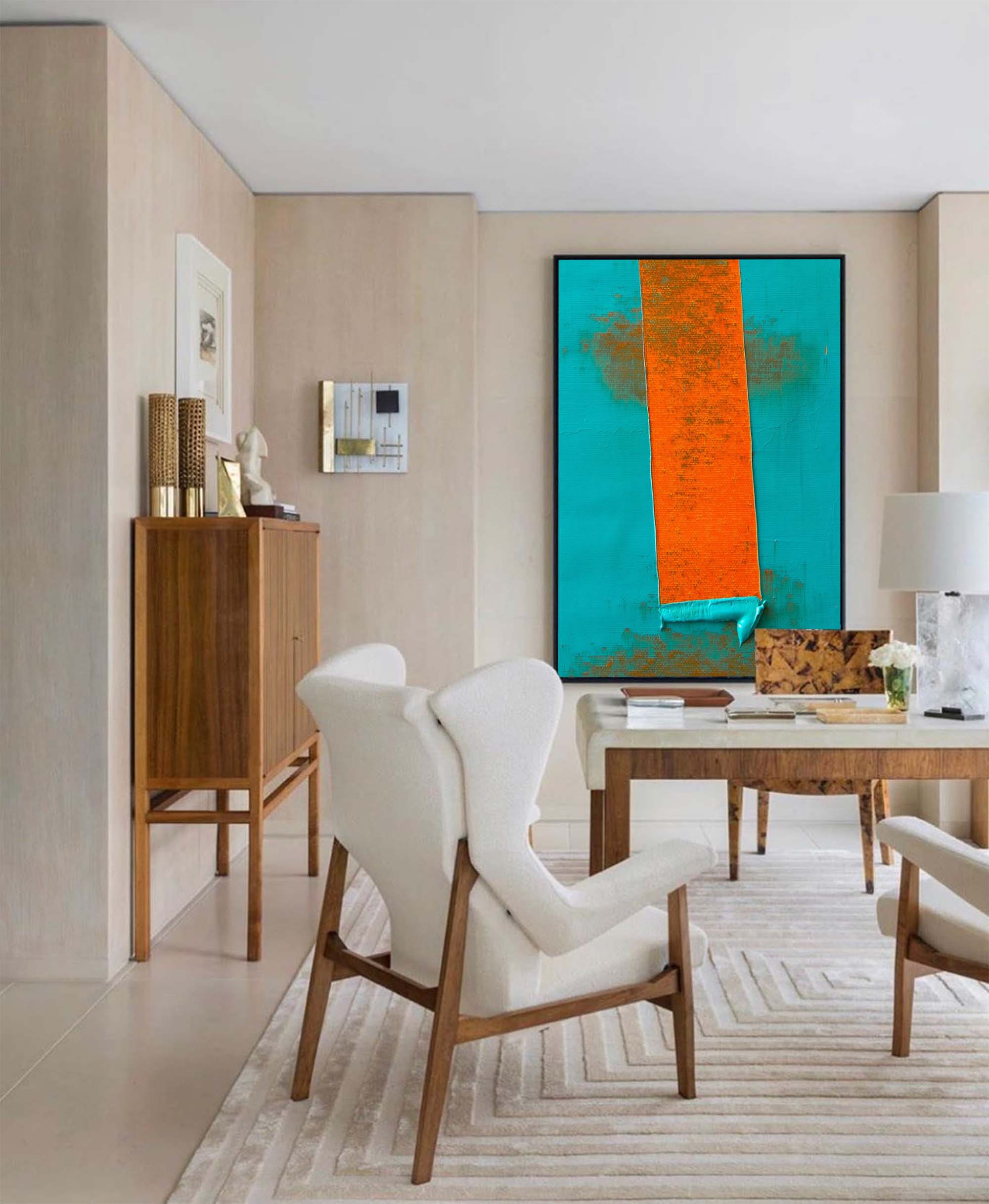 Wall Art Abstract Impressionist Serene Calm
