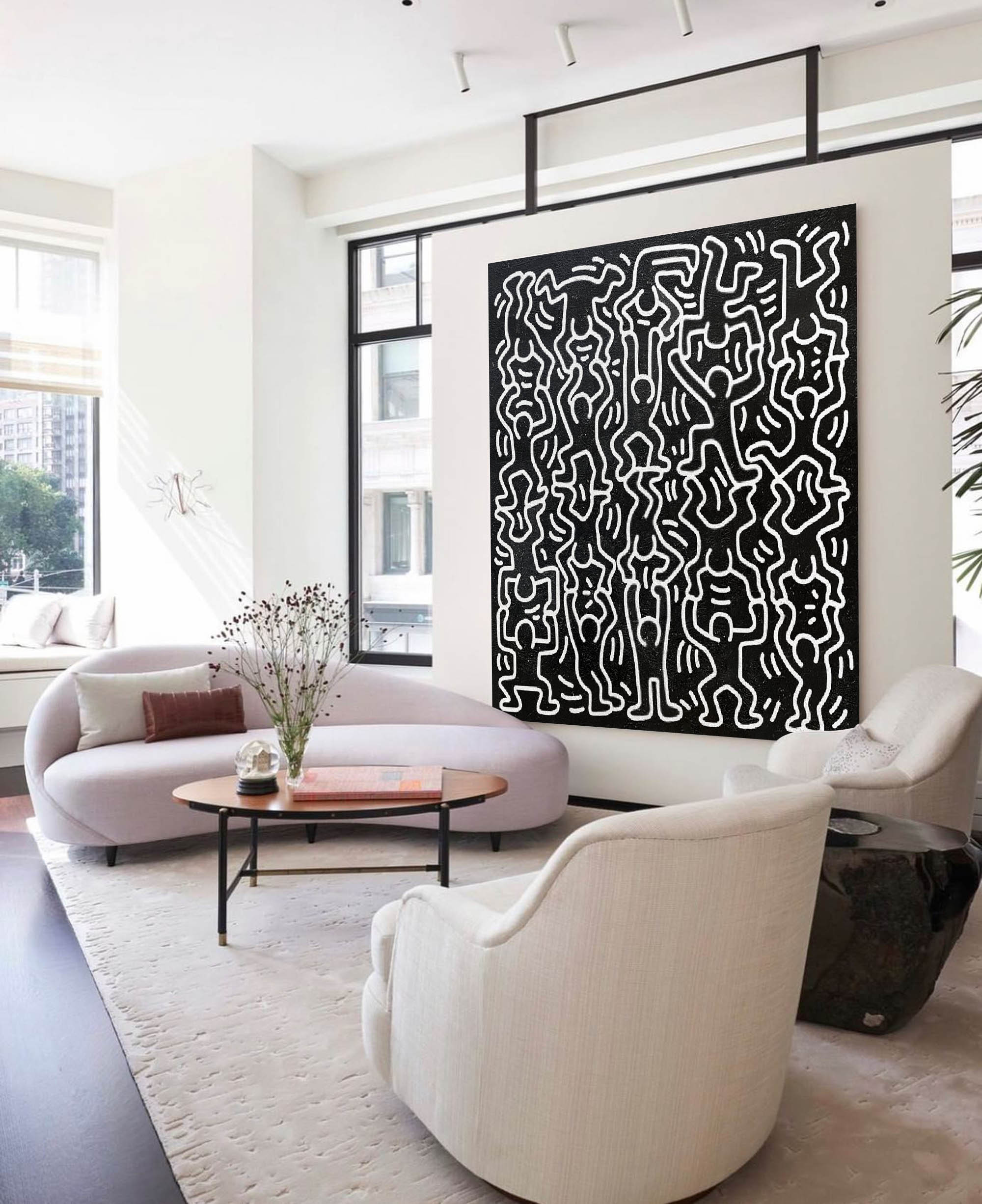 Keith Haring Style Painting KS006 - Neutralighting