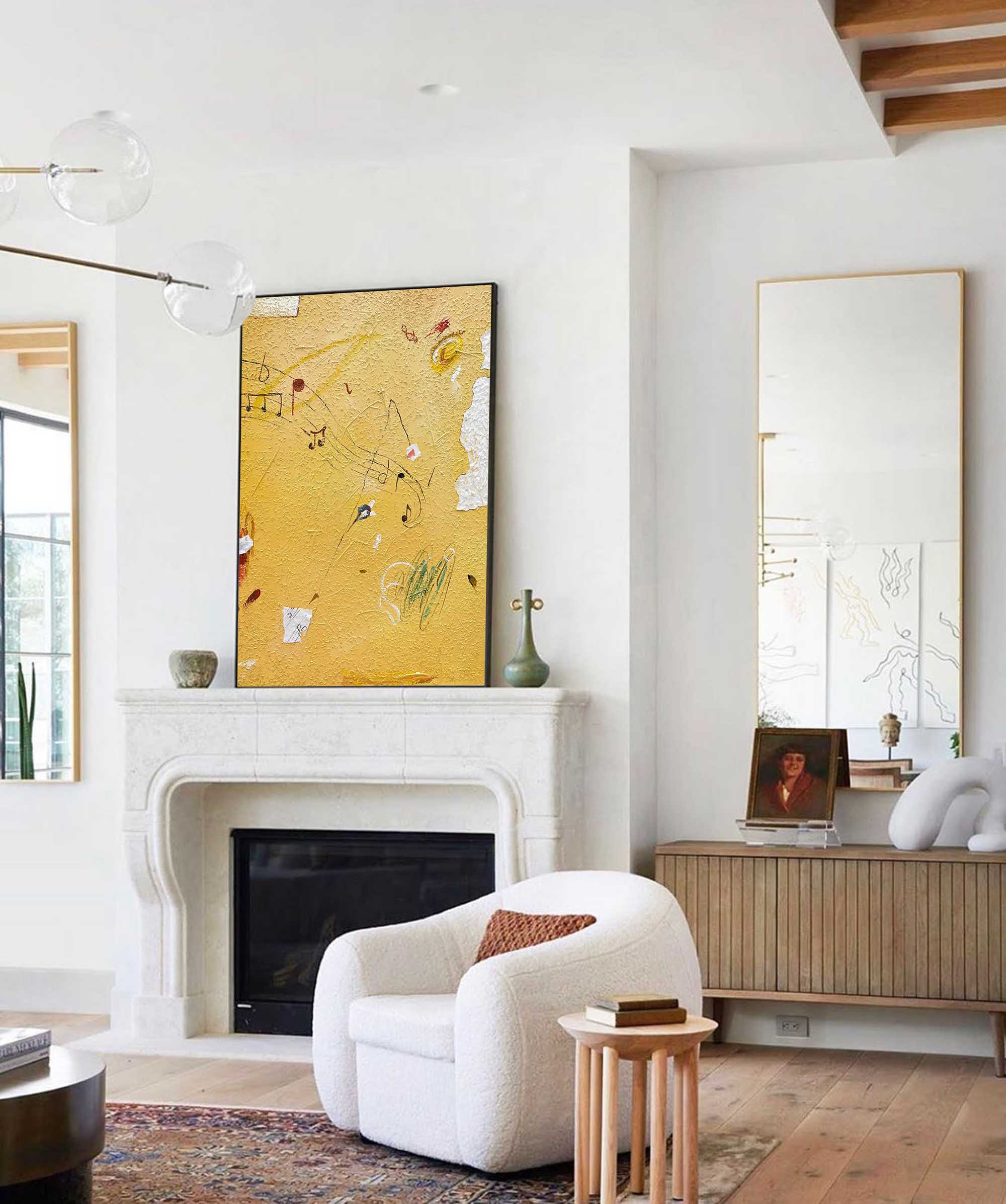 Wall Art Minimalist Vibrant Geometric Abstract
