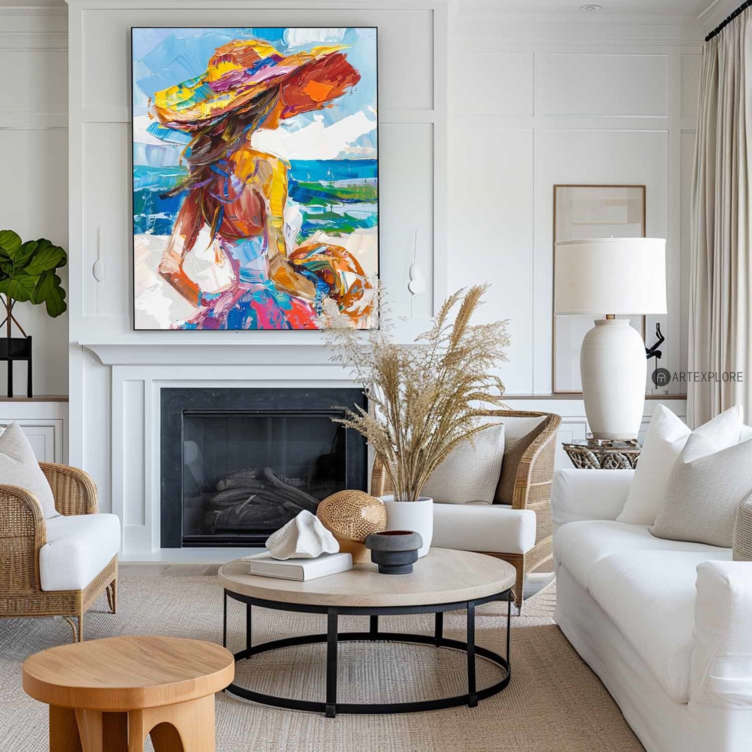 Modern Abstract Painting ABAV521 - Neutralighting