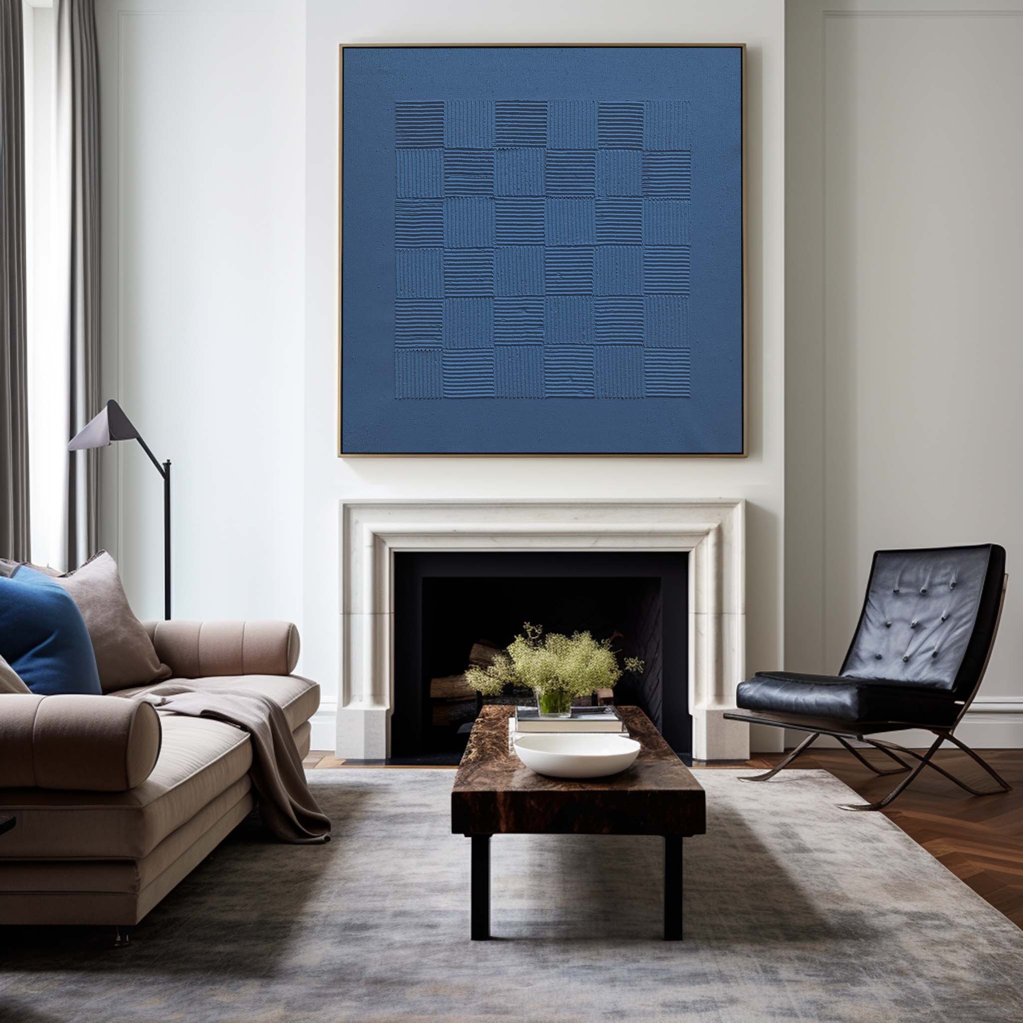 Blue Minimalist Painting ABAS116 - Neutralighting