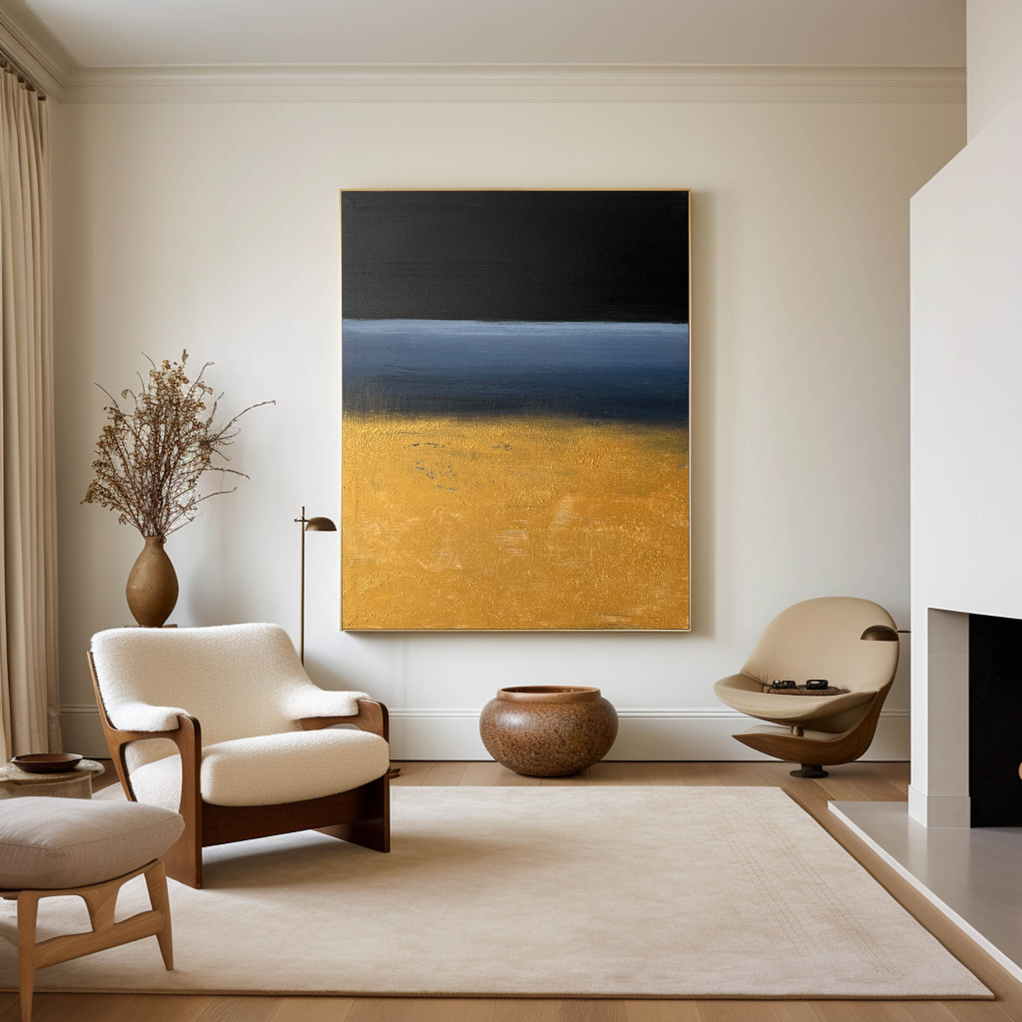 Modern Abstract Painting ABAV253 - Neutralighting