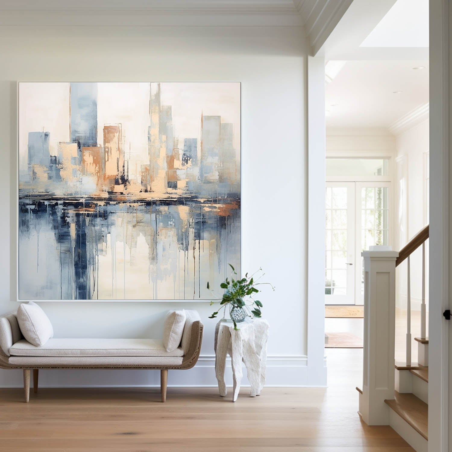 Modern Urban Scene Painting