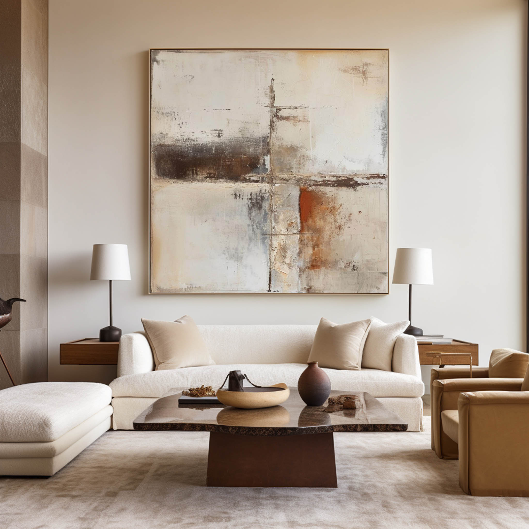 Modern Abstract Painting ABAS206 - Neutralighting