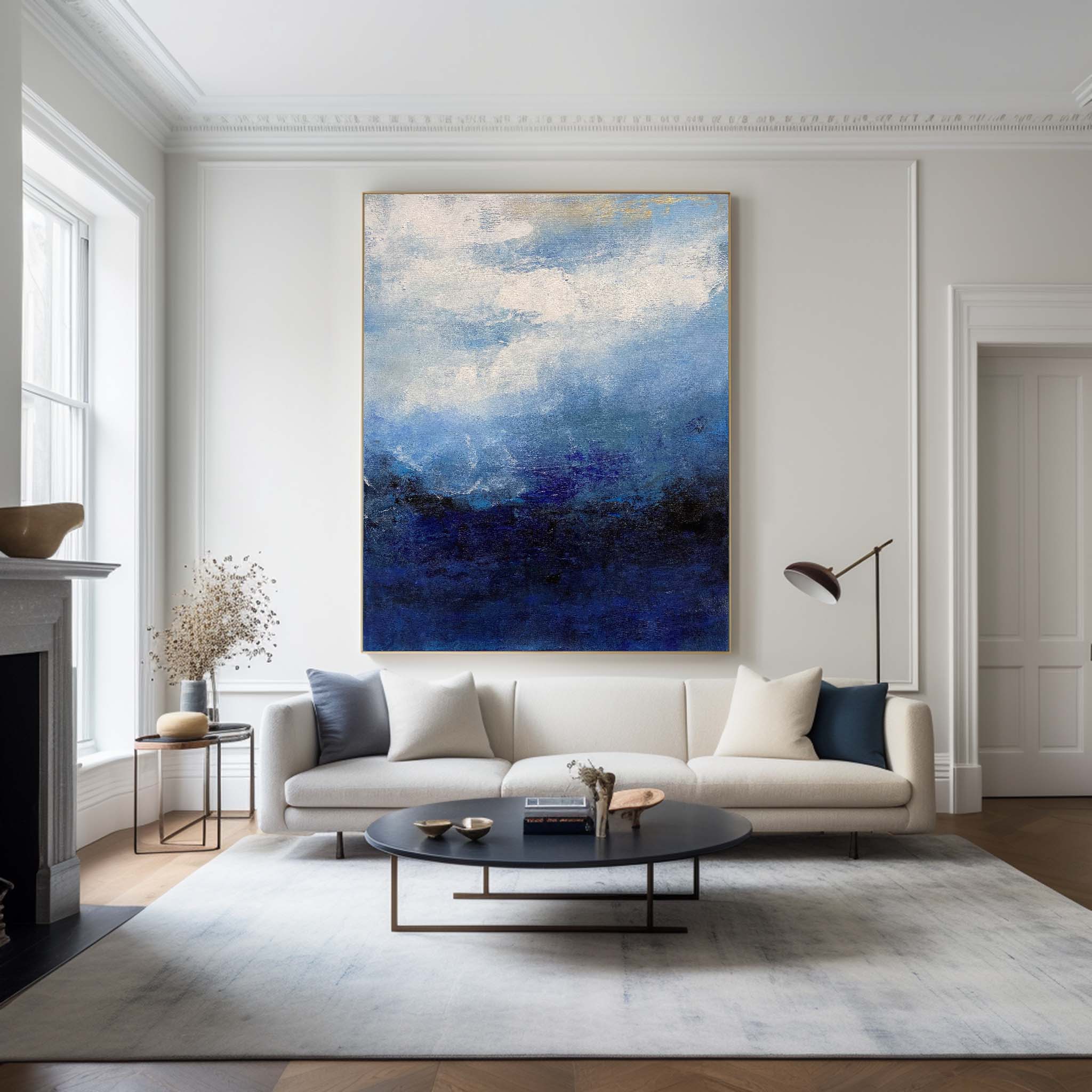 Abstract Seascape Painting ABAV170 - Neutralighting