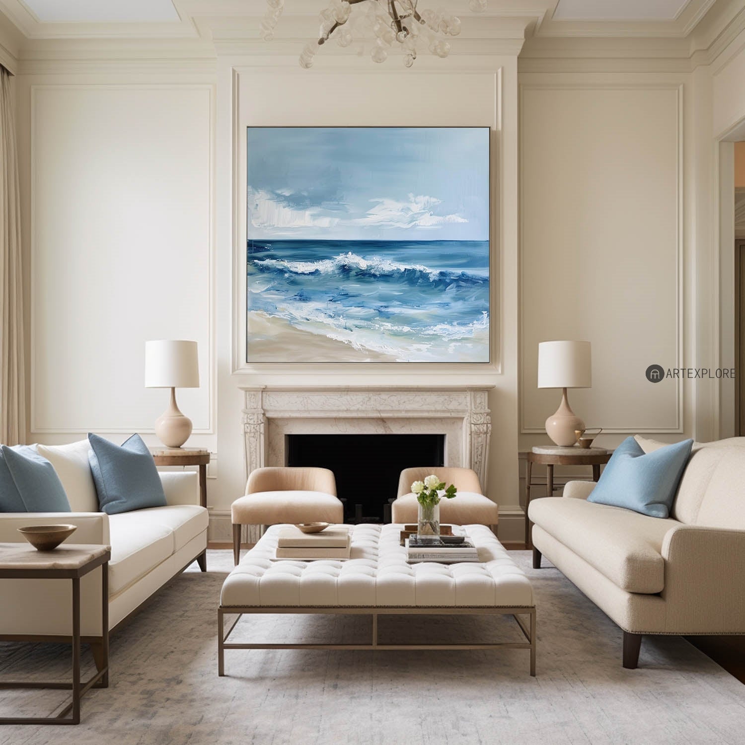 Abstract Surf Art Painting