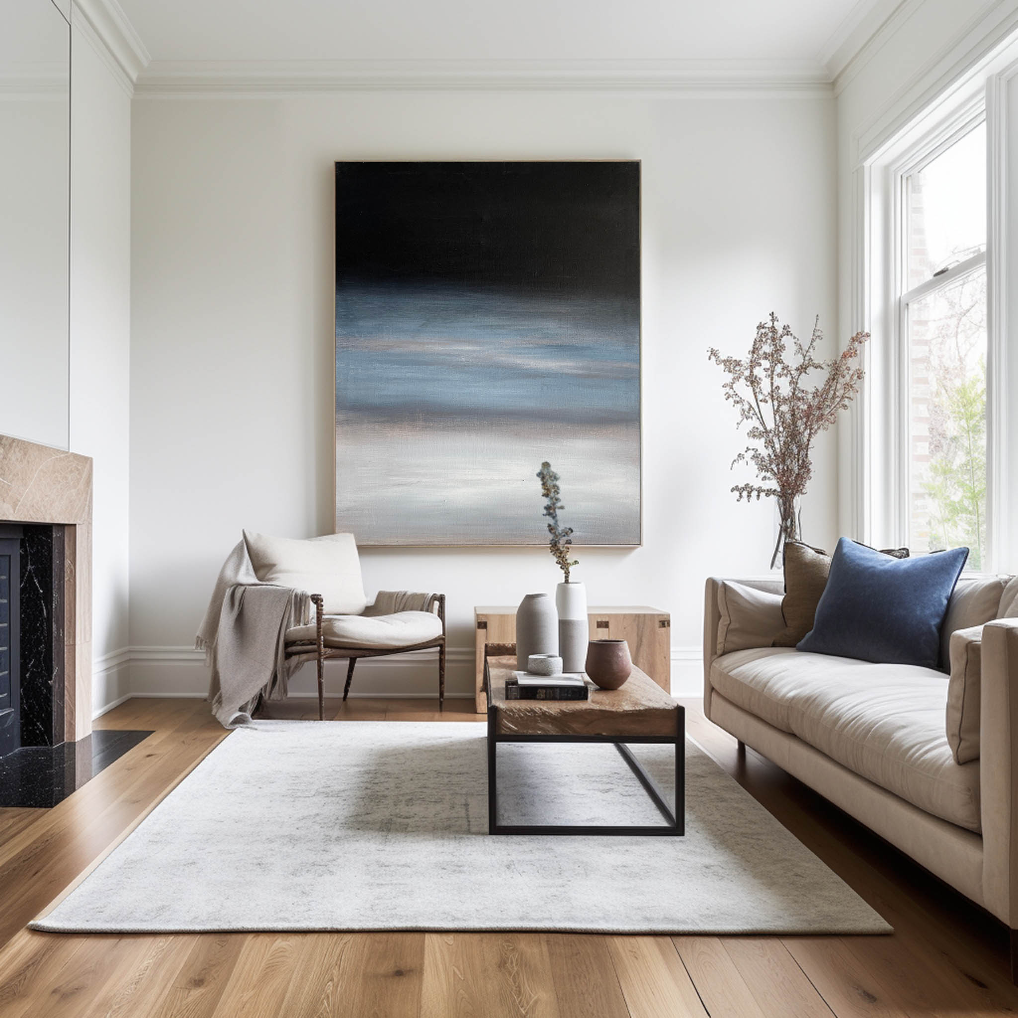 Modern Abstract Painting ABAV254 - Neutralighting