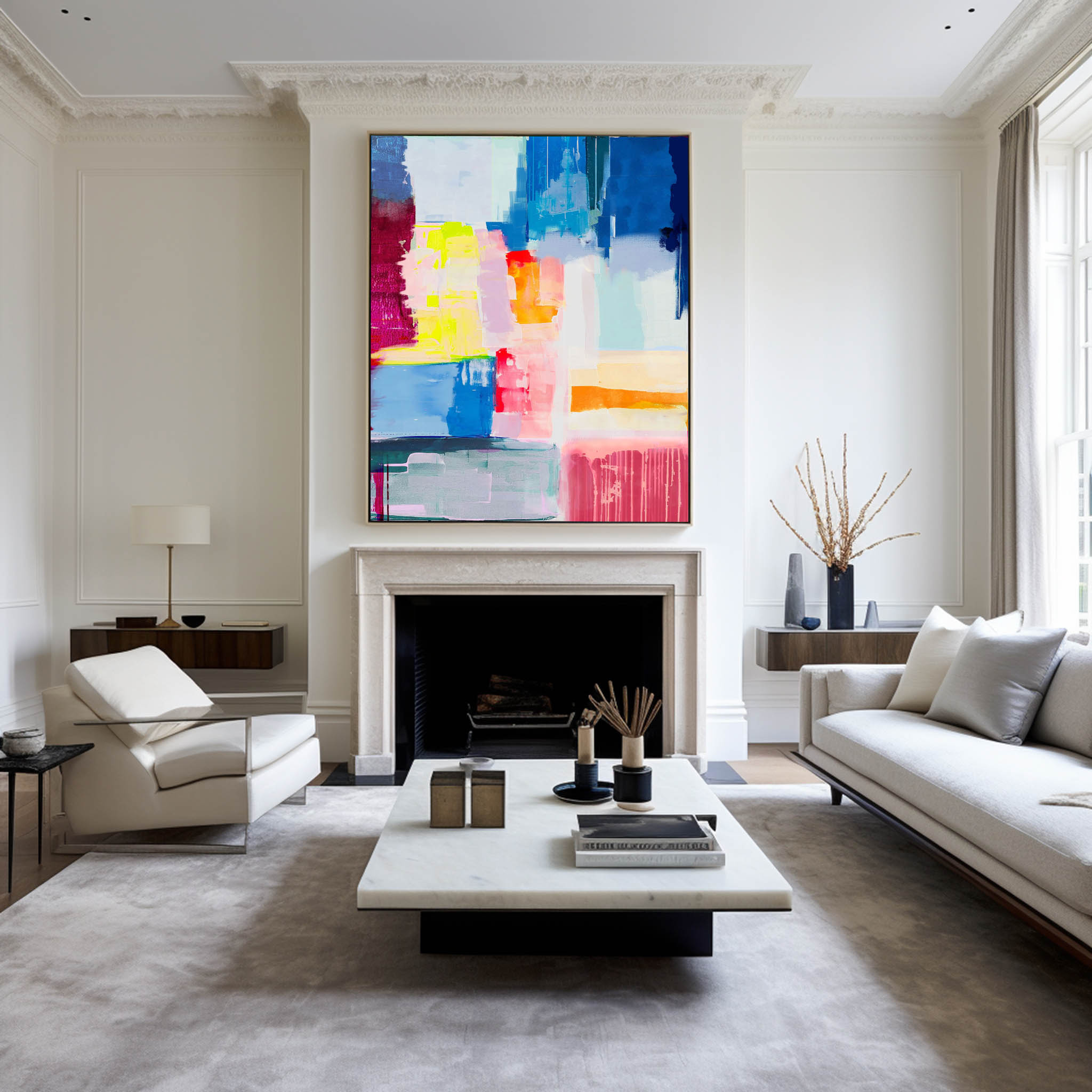 Large Color Abstract Art