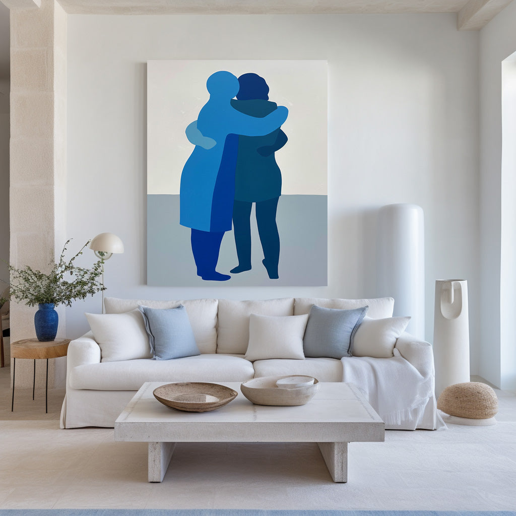 Into Your Arms Modern Figurative Art