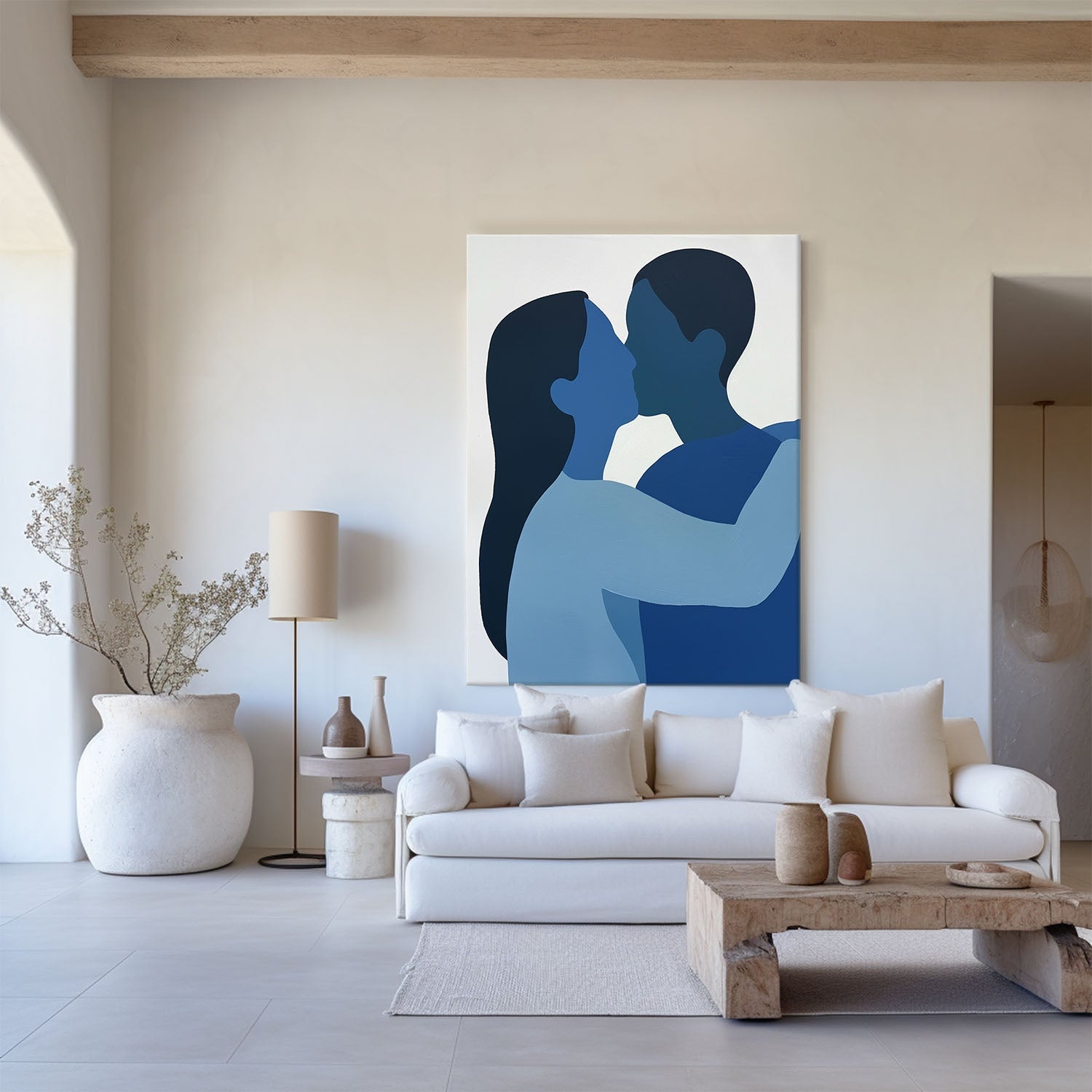 Blue Hour Intimacy Figurative Art