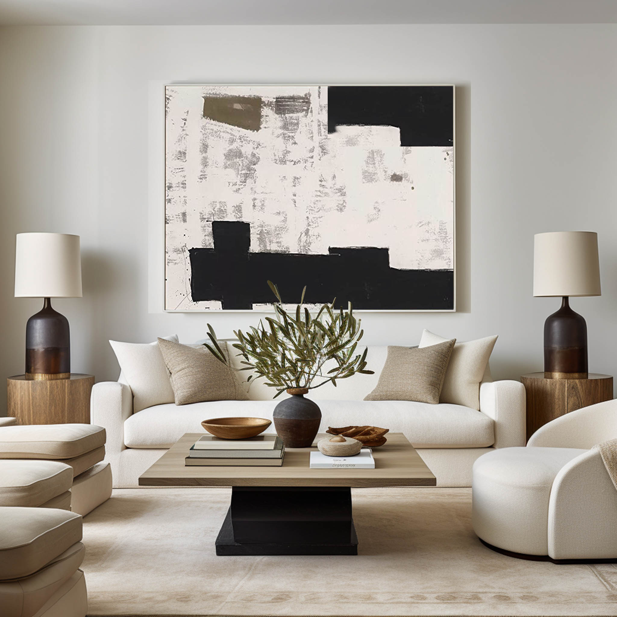 Wabi-sabi Minimalist Painting ABAH98 - Neutralighting