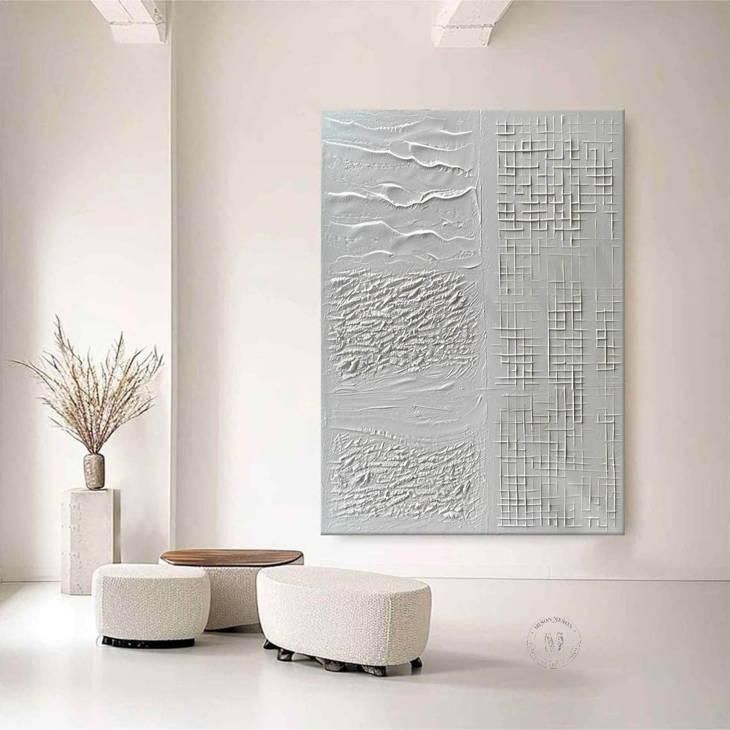 Plaster Art Texture Painting SG351 - Neutralighting