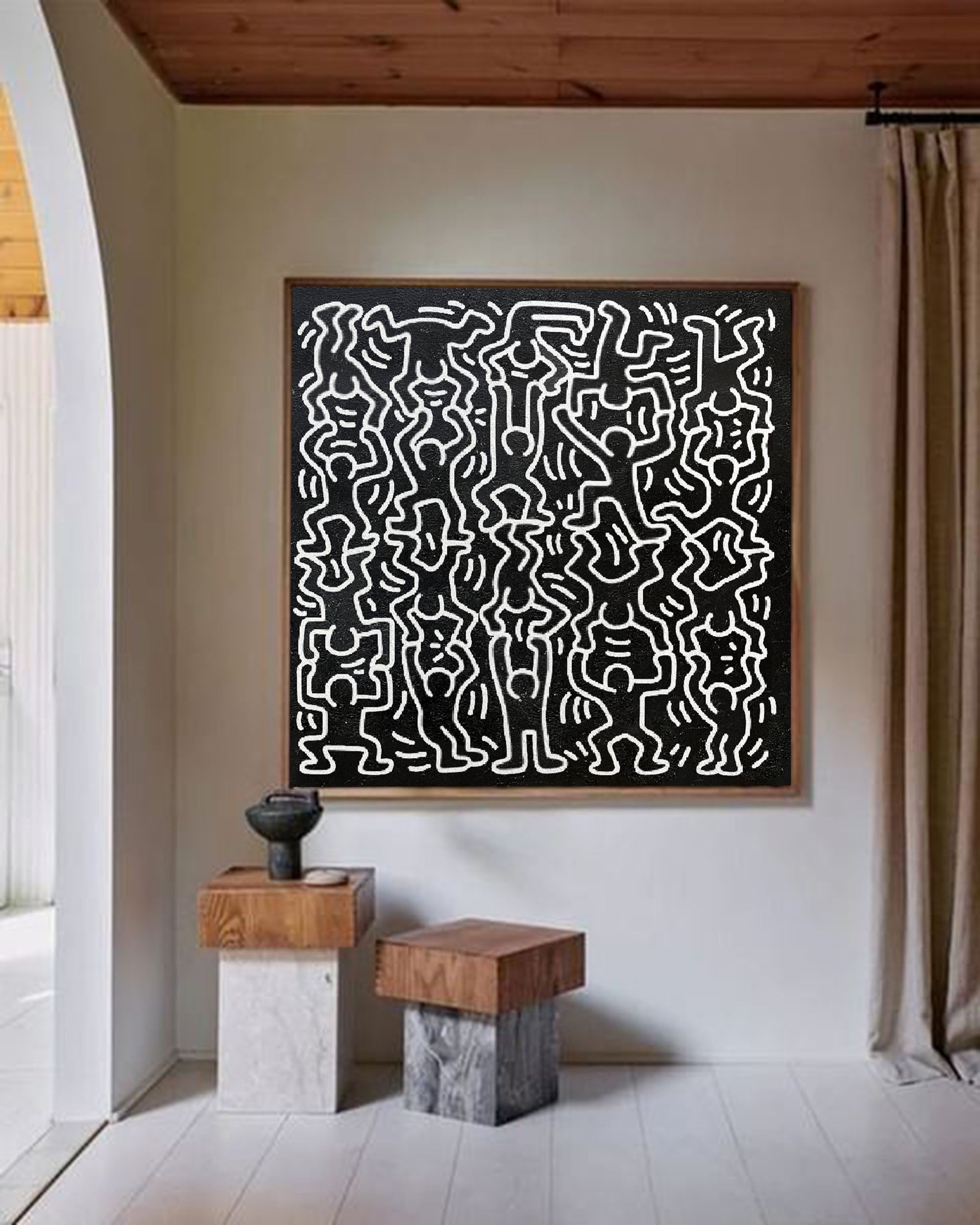 Keith Haring Style Painting KS014 - Neutralighting