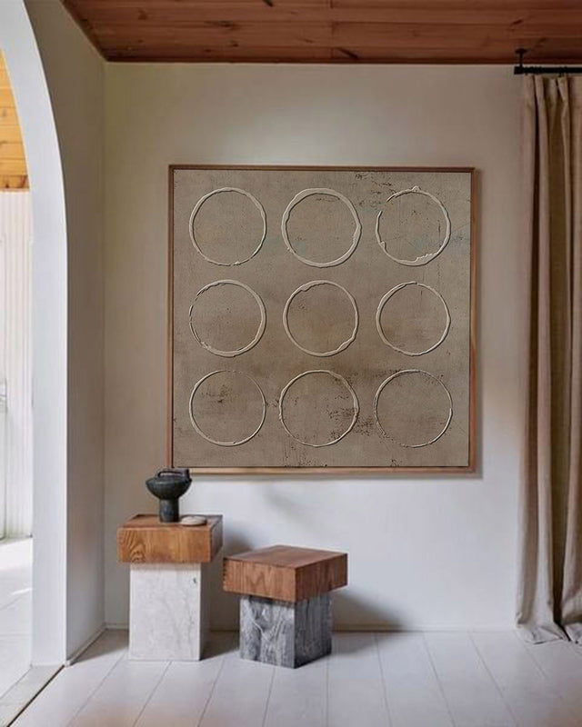 Wall Art Wabi-Sabi Elegant Neutral Abstract