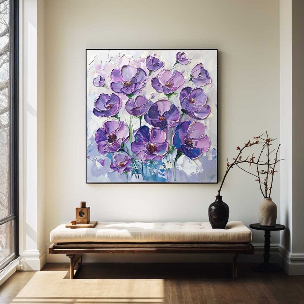 MoViolet Garden Blossoms in Blue