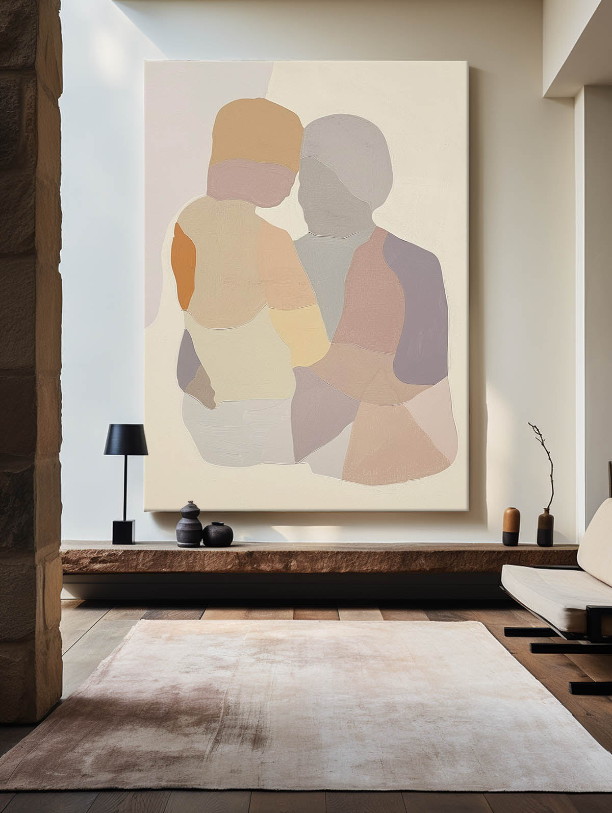 Wall Art Figures in Gentle Harmony
