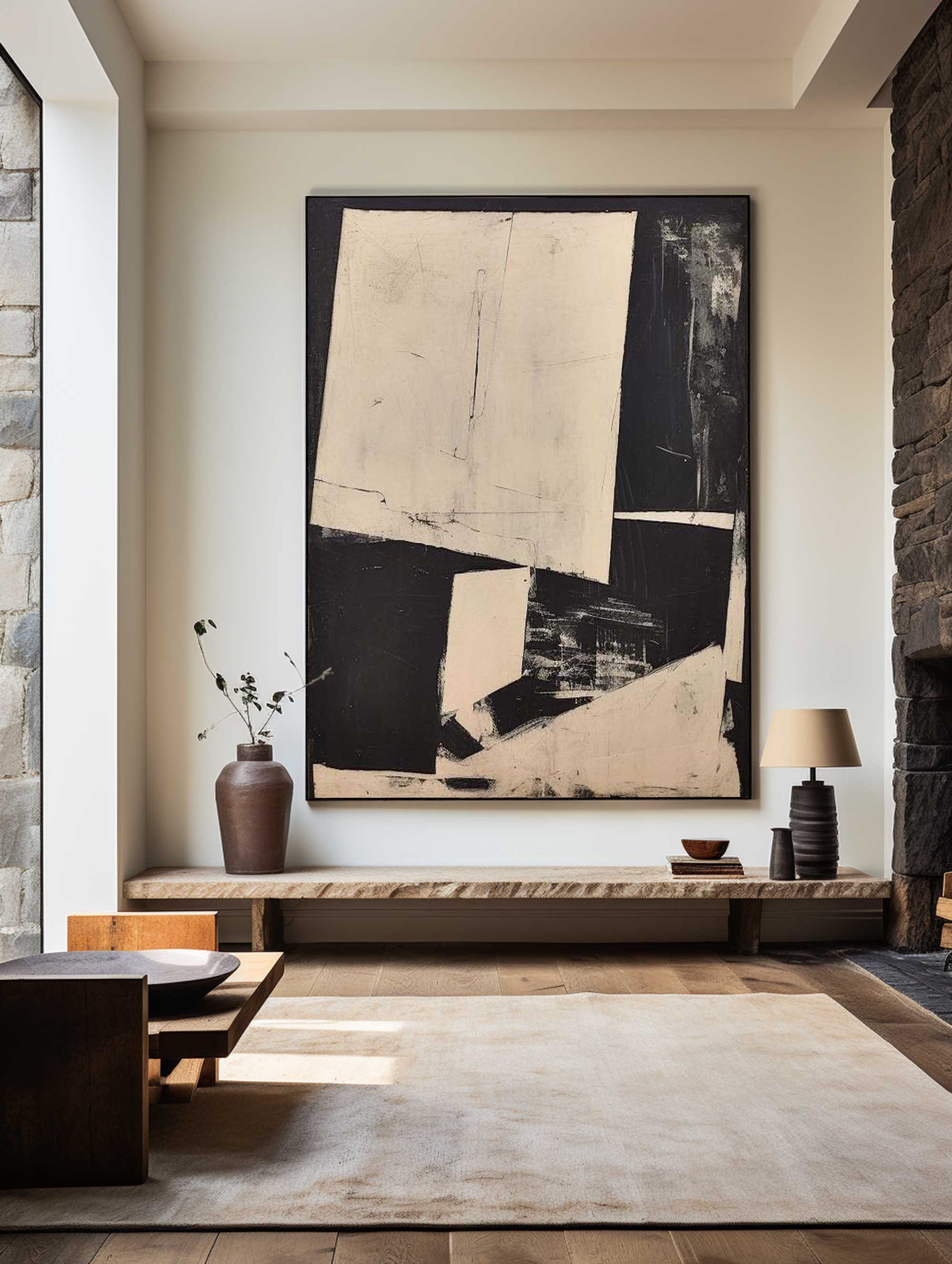 Wall Art Parchment Fragments