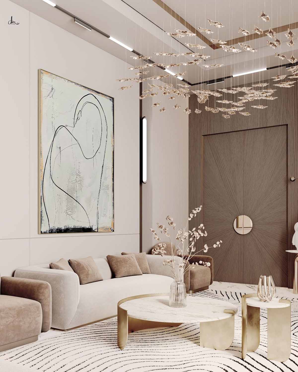 Contemporary Minimalist Art MA111 - Neutralighting
