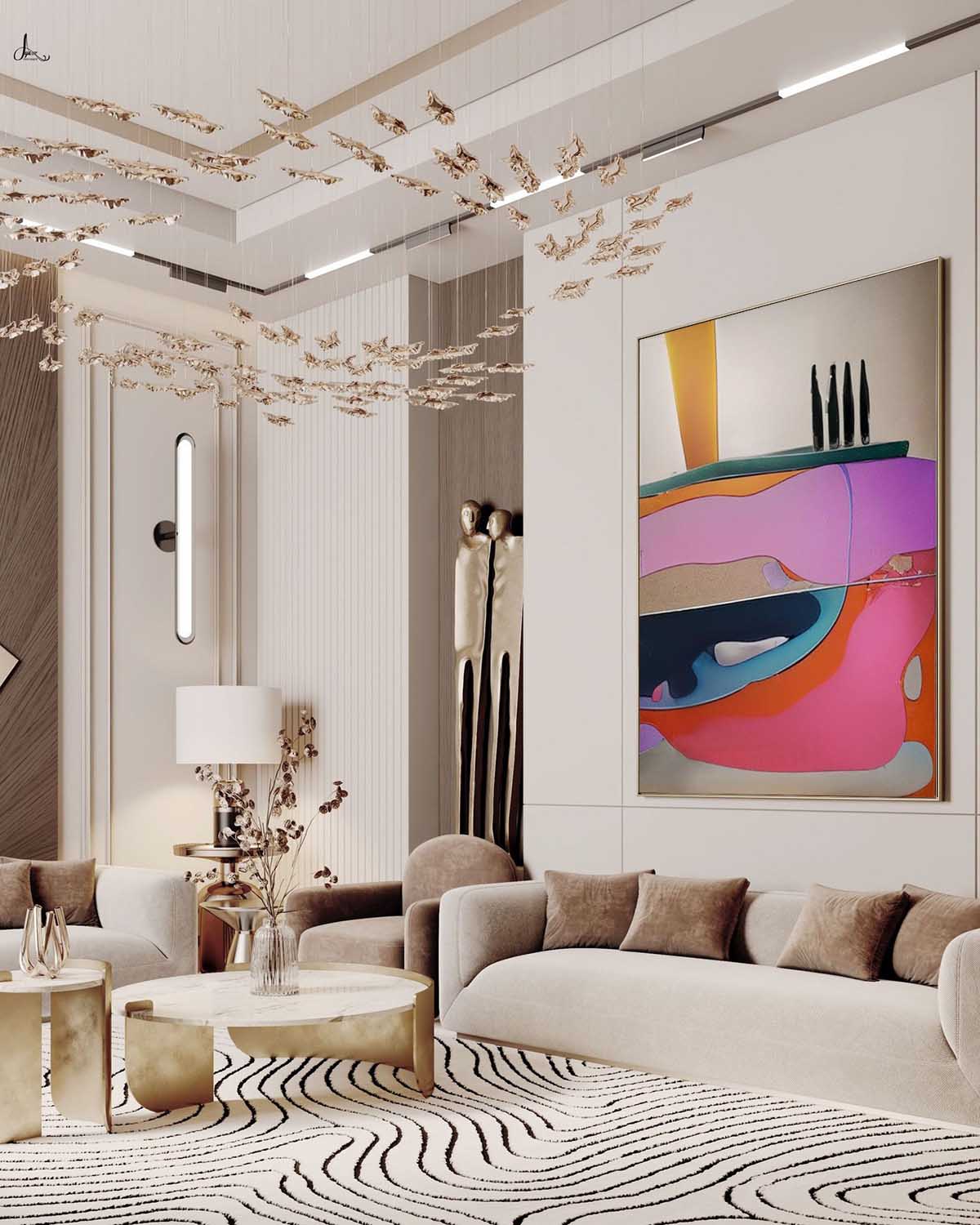 Mirevo Colorful Painting - Letslighting