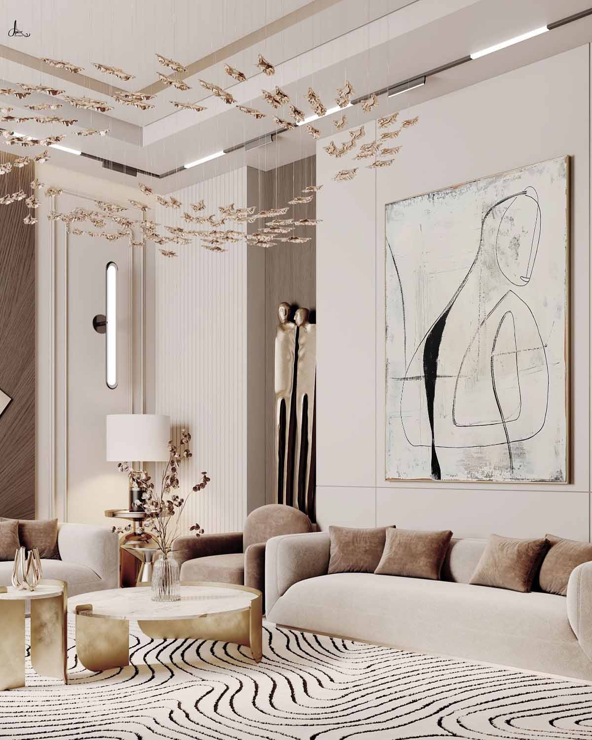 Contemporary Minimalist Art MA106 - Neutralighting