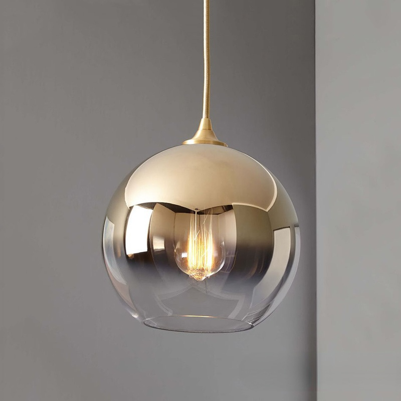 Brina Frosted Balloon Pendant Light Gradient - Neutralighting
