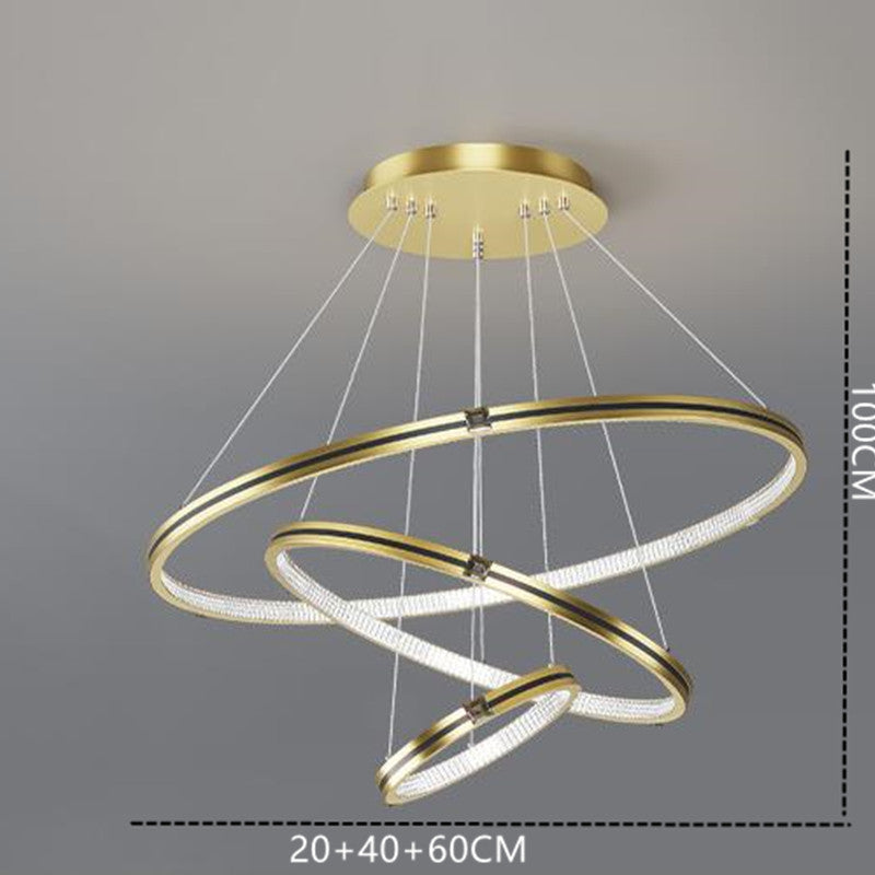 Arisha LED Rings Adjustable Pendant Light For Living Room &Dining Room - Neutralighting