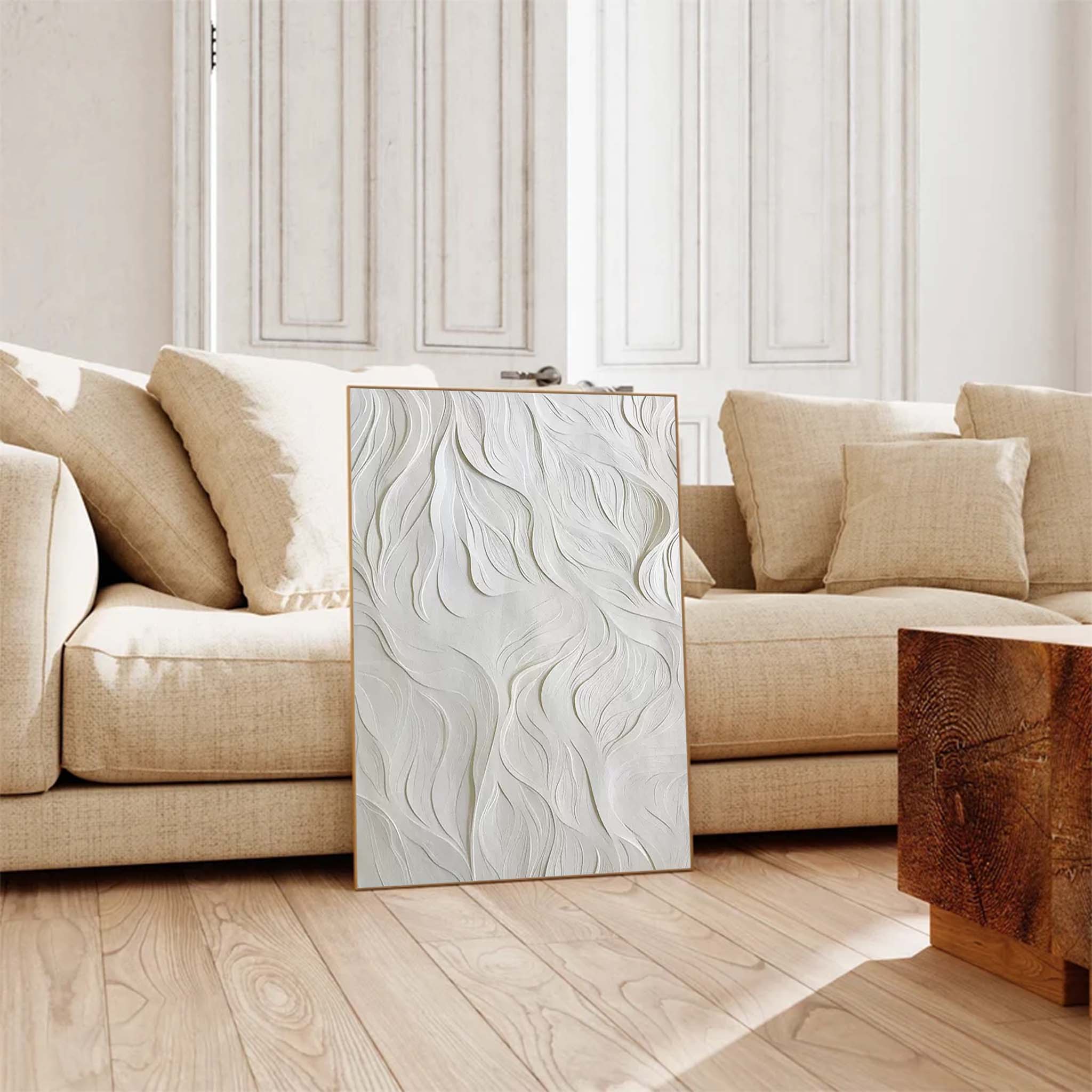 Wall Art Minimalist Elegant Relief Clean
