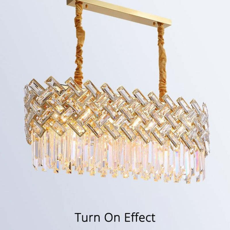 Kristy Luxury Gold Chandelier, Crystal & Metal - Neutralighting