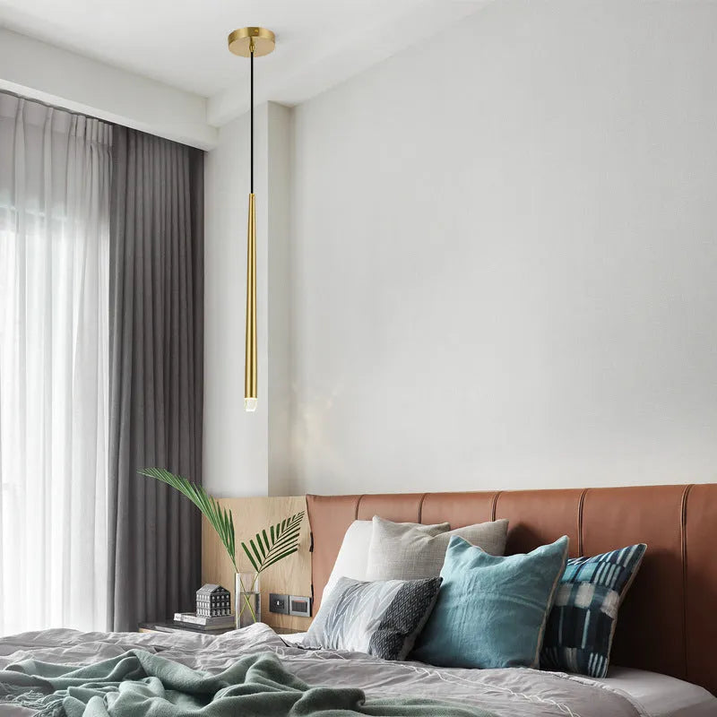 Arisha Pendant Light Linear Modern, Gold, Living Rooms - Neutralighting