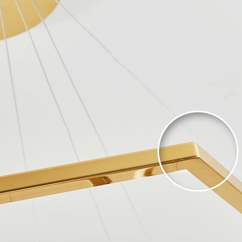 Arisha Minimalist Geomatic Metal Pendant Light, Gold, DIY - Neutralighting