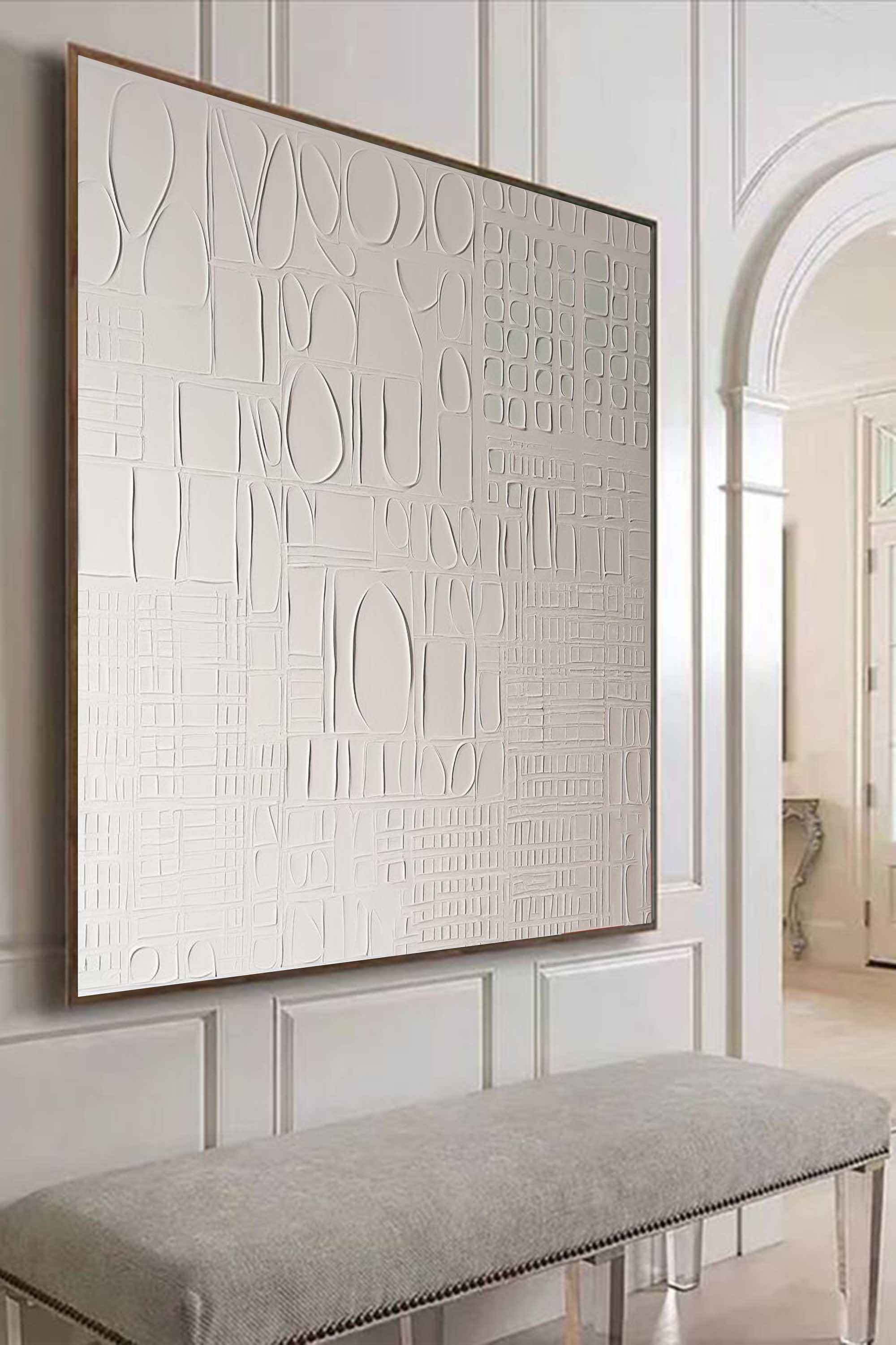 Plaster Art Texture Painting SG246 - Neutralighting