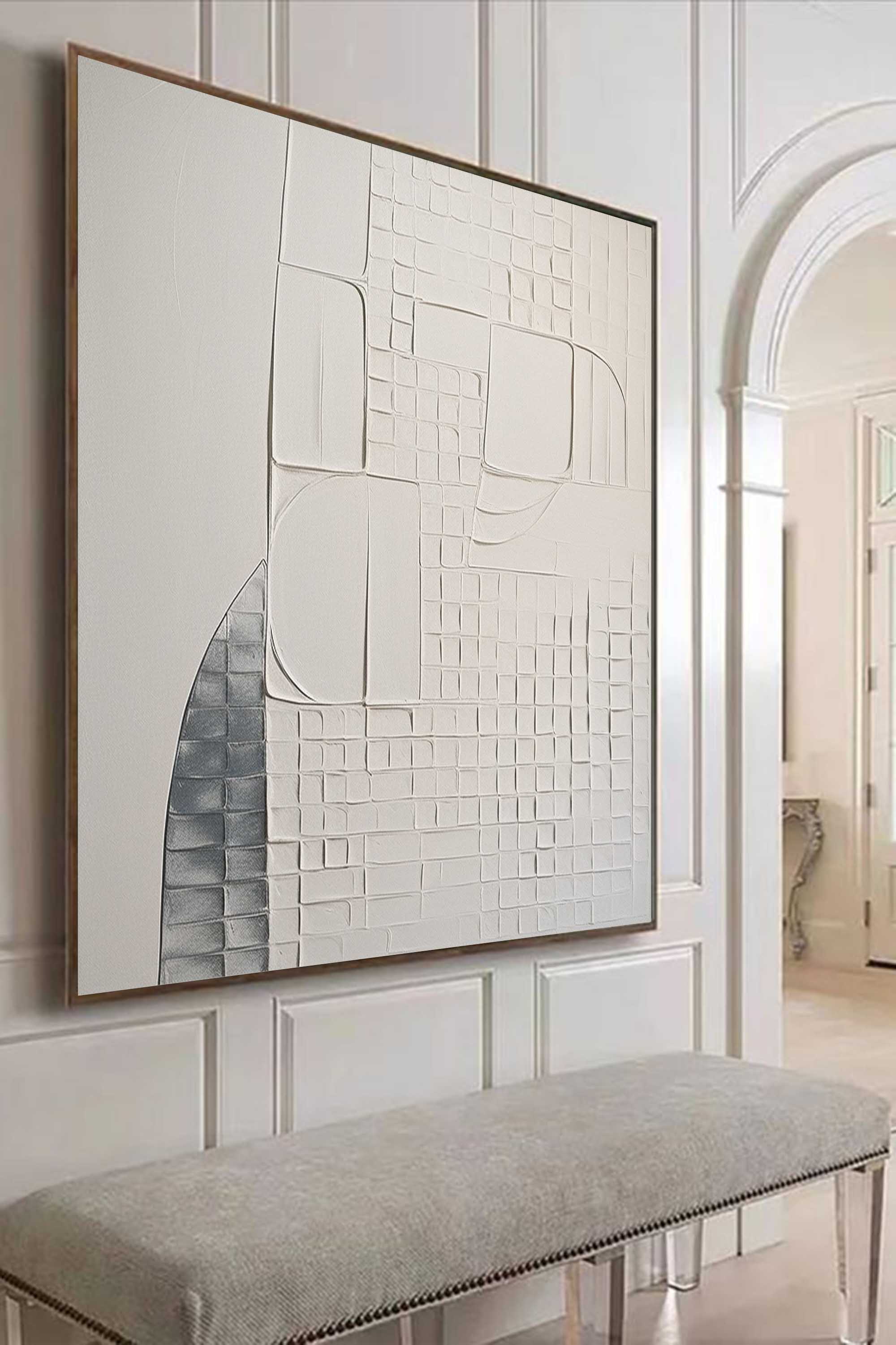 Plaster Art Texture Painting SG244 - Neutralighting