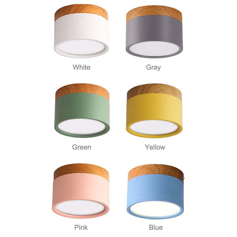 Jojo Cylindrical Flush Mount Ceiling Light - Neutralighting