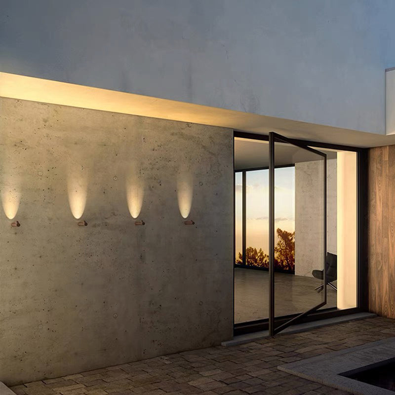 Ray Modern Waterproof Outdoor Wall Lighting, White & Black - Neutralighting