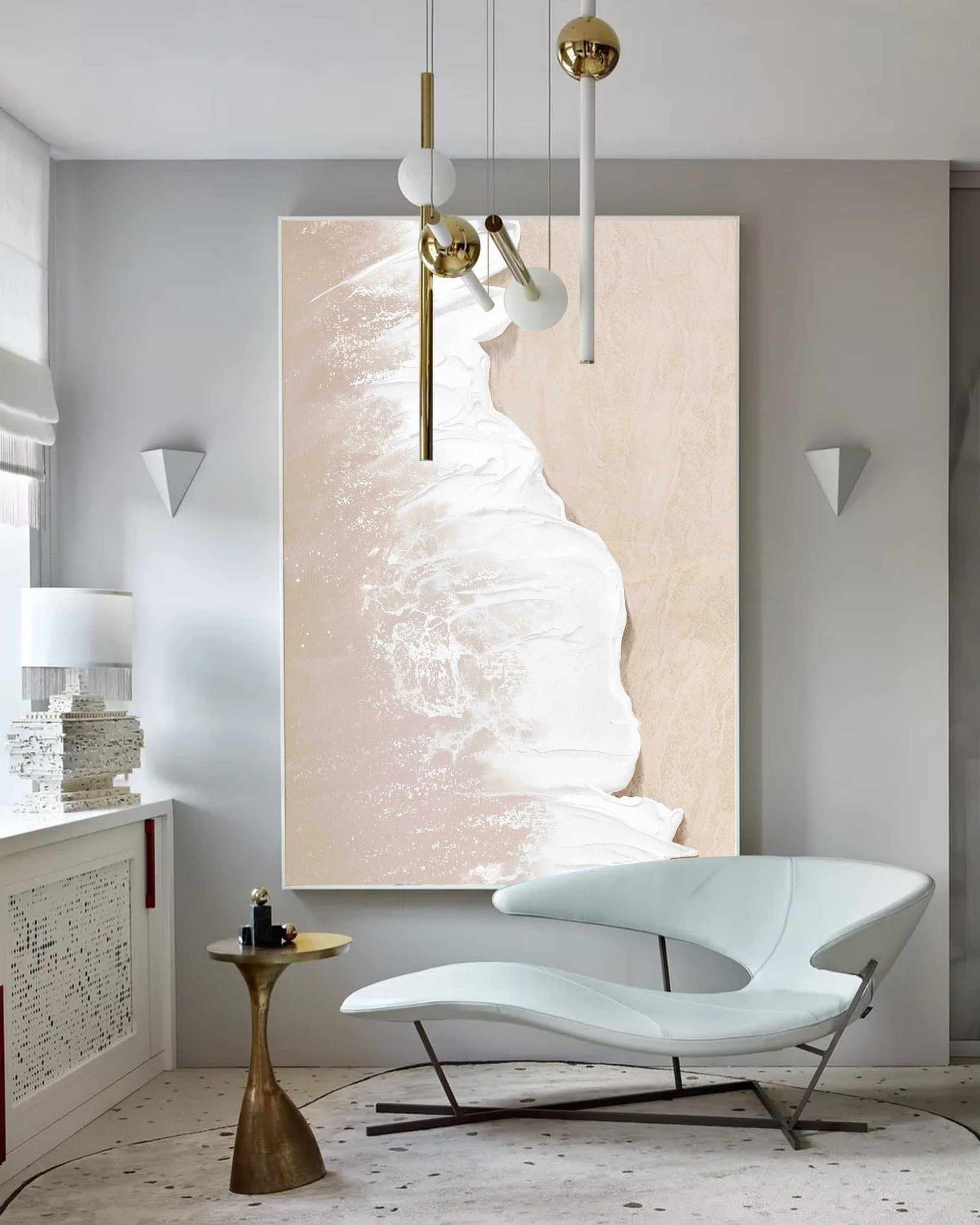Plaster Art Texture Painting TX001 - Neutralighting