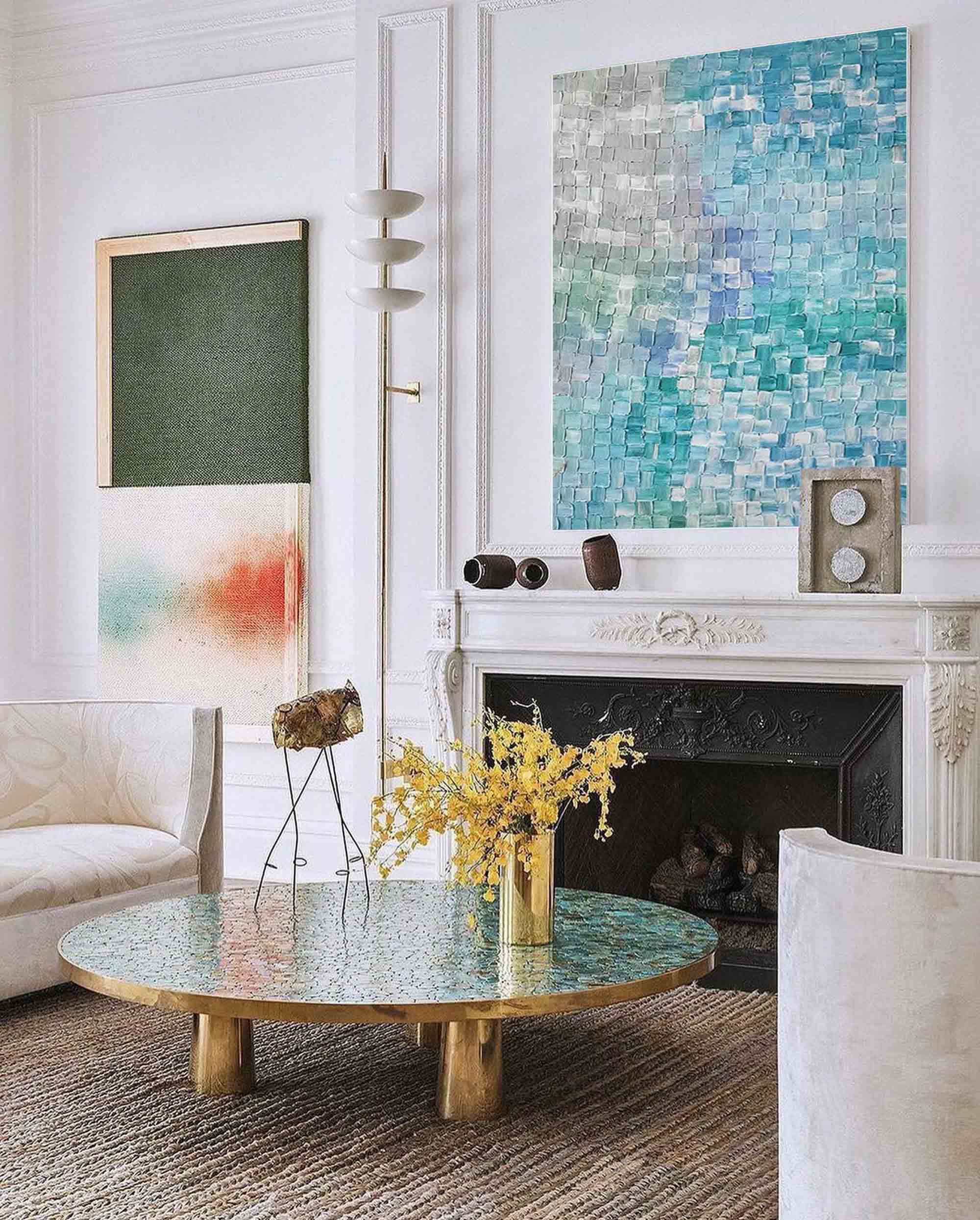 Wall Art Abstract Impasto Minimalist Nature