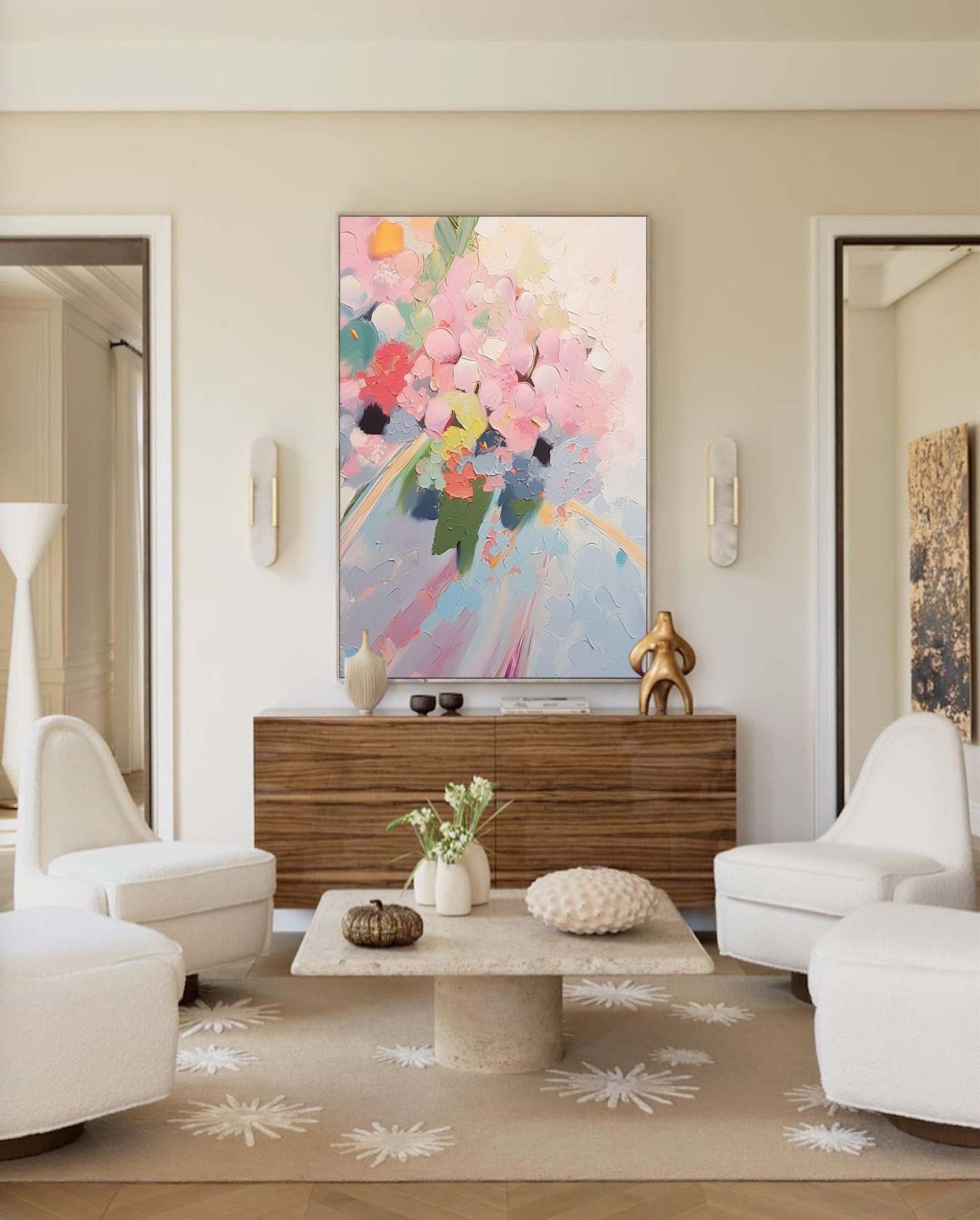 Abstract Canvas Art AB215 - Neutralighting