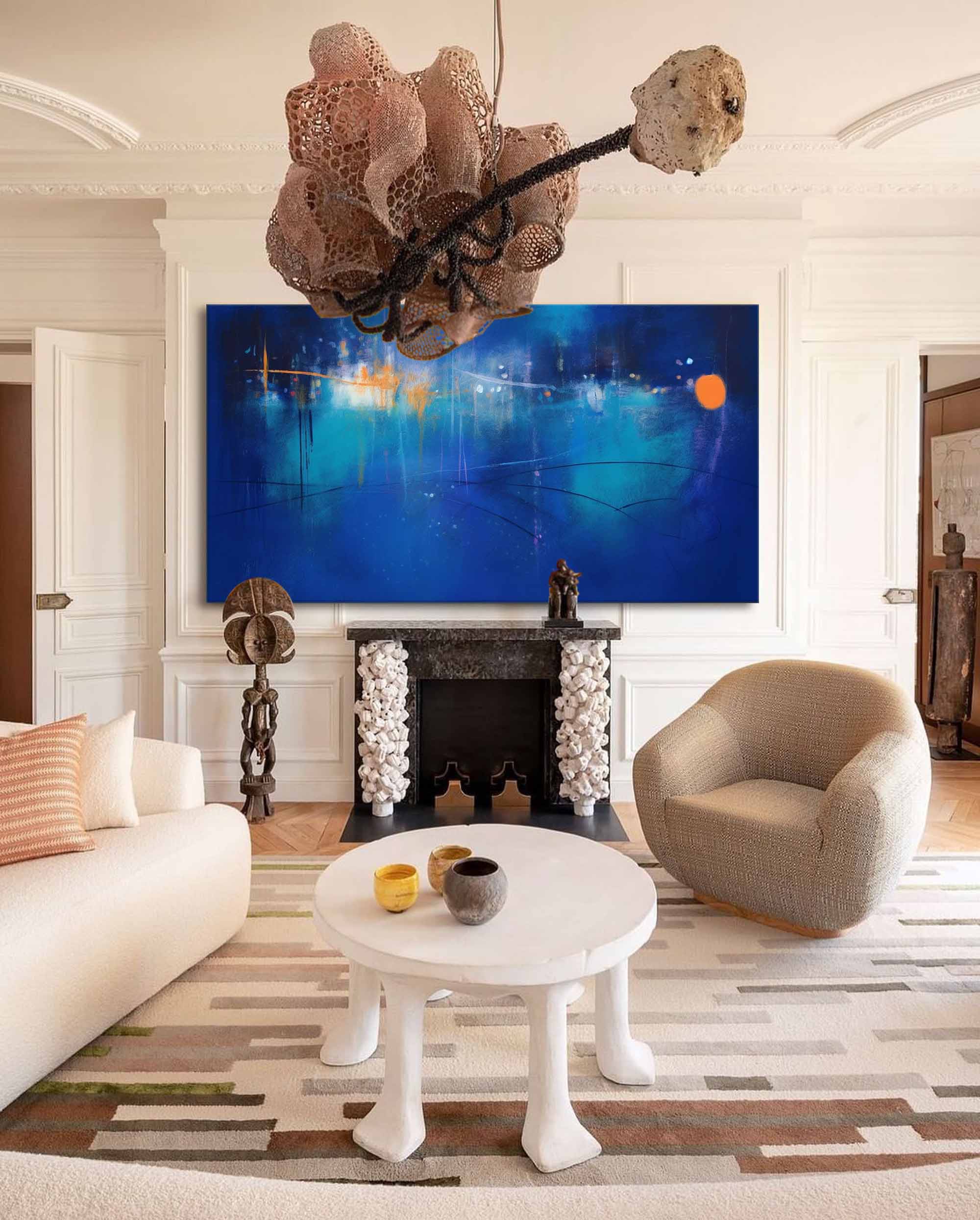 Abstract Canvas Art AB212 - Neutralighting