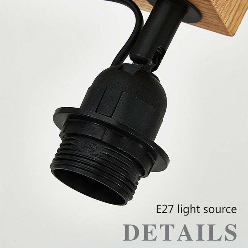 Muto Unique LED Floor Lamp, Wood/Metal, Living Room - Neutralighting