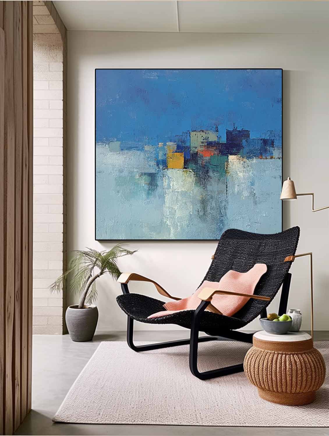 Wall Art Architecture Geometric Water Reflection