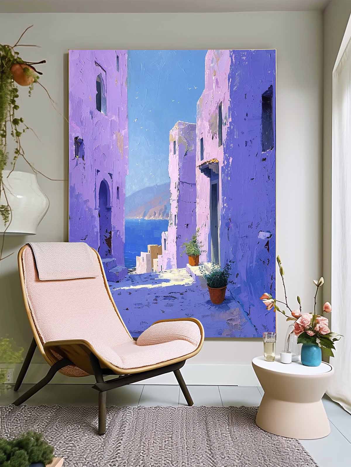 Wall Art Impasto Architecture Impressionist