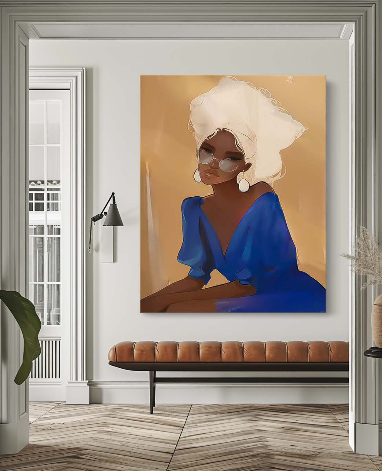 Wall Art People Minimalist Abstract Contemporary