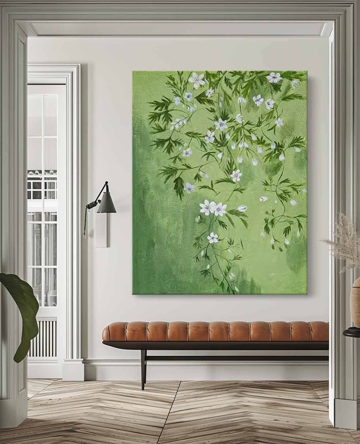 Wall Art Botanical Flower Contemporary Calm