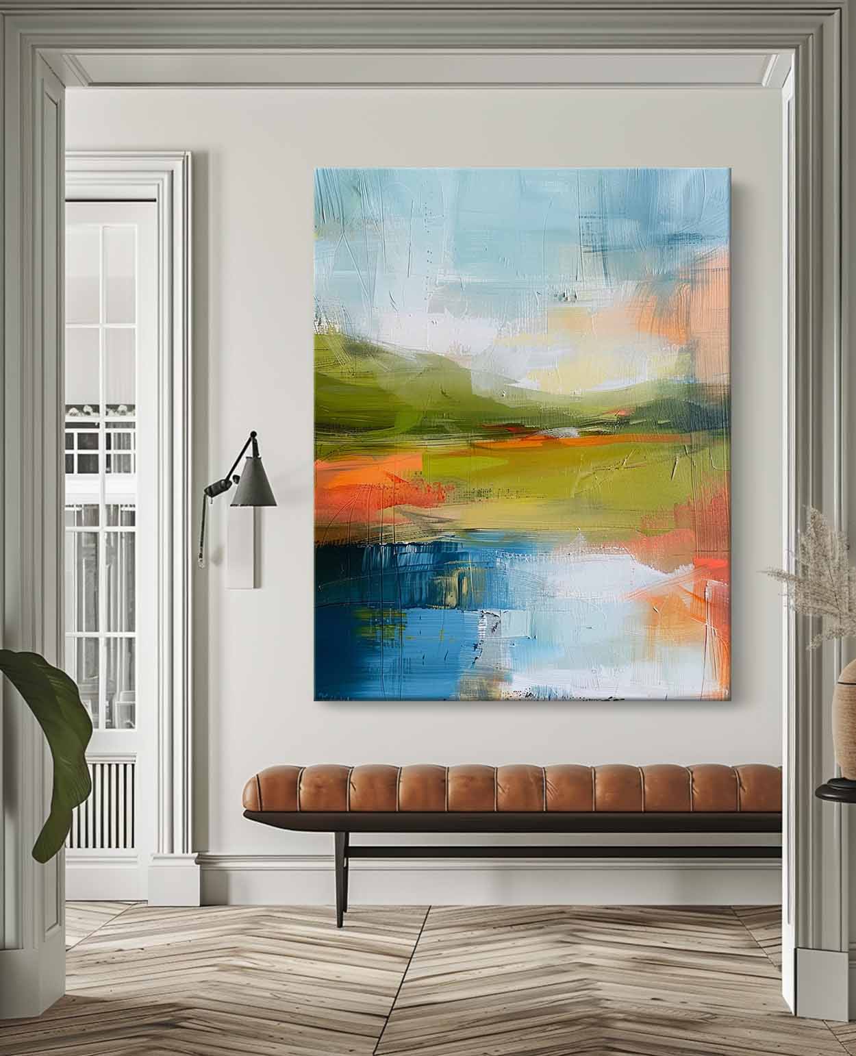 Wall Art Abstract Gentle Healing Modern Landscape