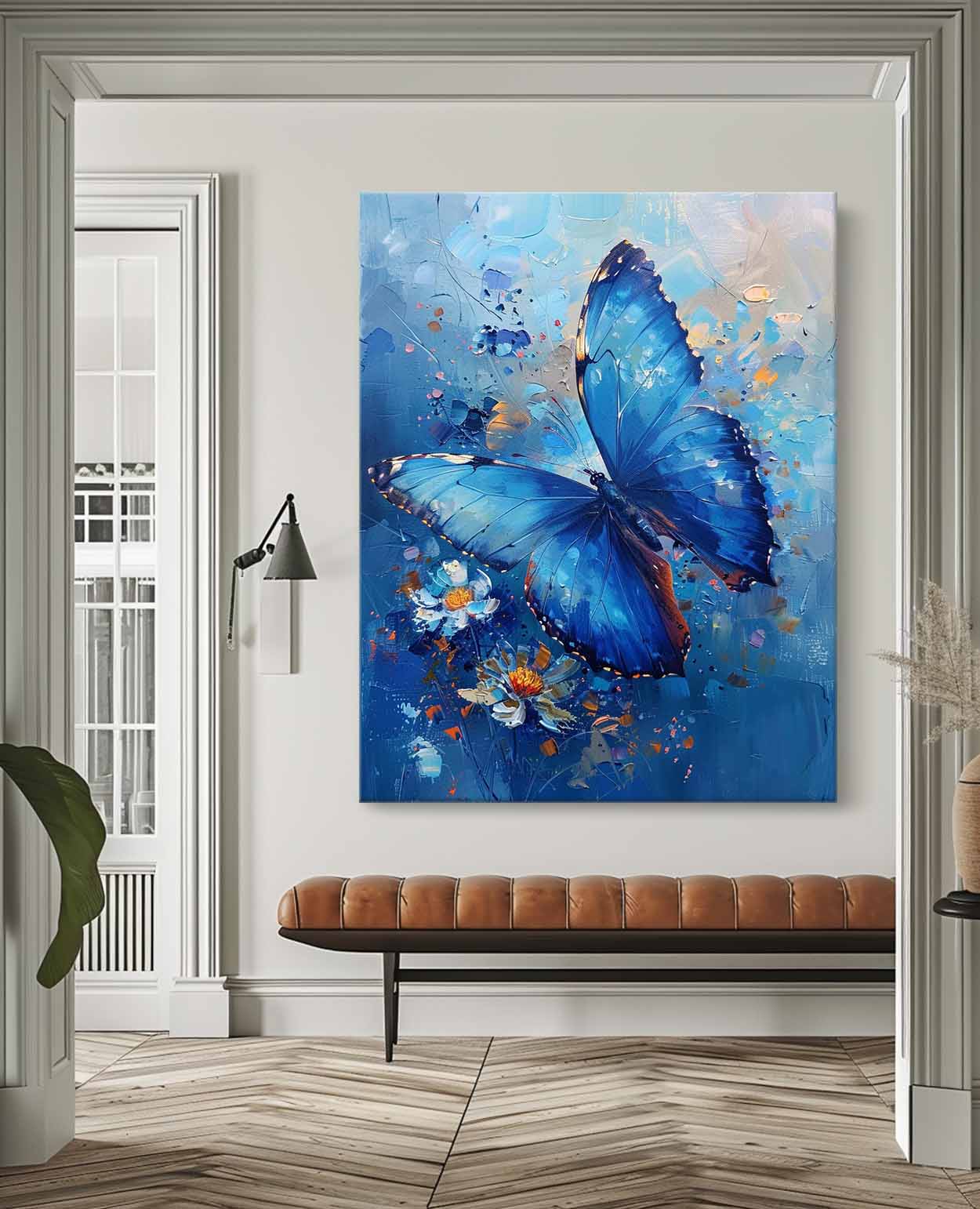 Wall Art Animal Butterfly Painterly Whimsical