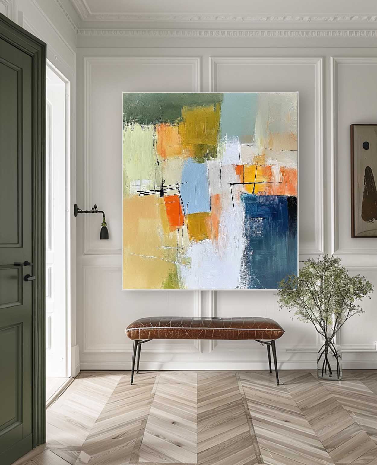 Wall Art Abstract Soft Gradient Sky Natural