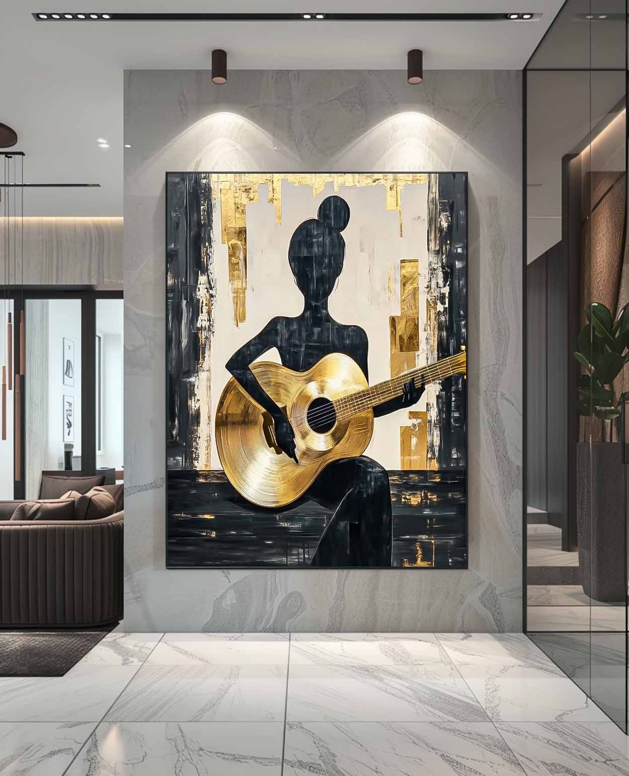 Wall Art People Modern Music Luxury